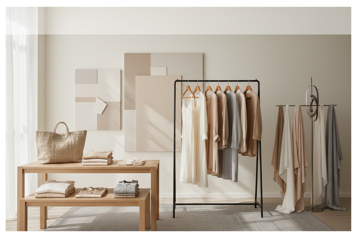 create a banner for background clothing business